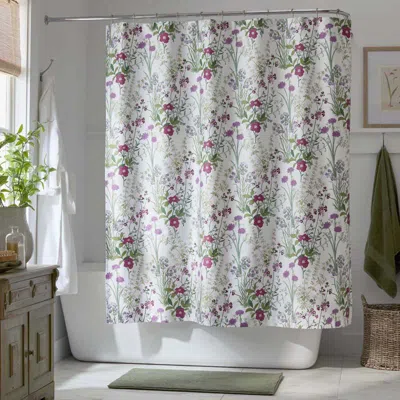 The Company Store Bloom Meadow Classic Smooth Sateen Shower Curtain In Multi