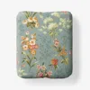 The Company Store Blooming Elegance Premium Smooth Wrinkle-free Sateen Fitted Bed Sheet In Multi