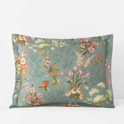 The Company Store Blooming Elegance Premium Smooth Wrinkle-free Sateen Sham