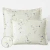The Company Store Blossom Trail Garment Washed Cotton Percale Sham In White