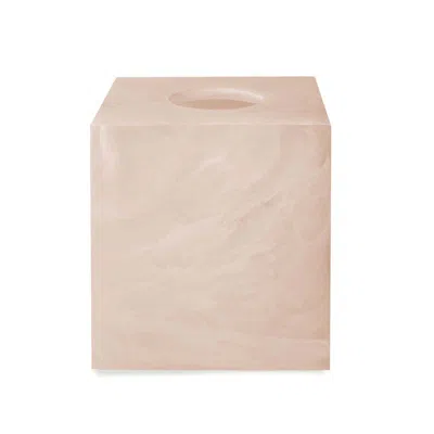 The Company Store Blush Tissue Box In Pink
