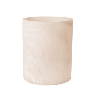 The Company Store Blush Waste Basket In Pink