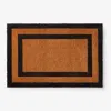 The Company Store Border Coir Doormat In Black