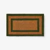 The Company Store Border Coir Doormat In Green