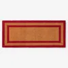 The Company Store Border Coir Doormat In Red