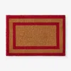 The Company Store Border Coir Doormat In Red