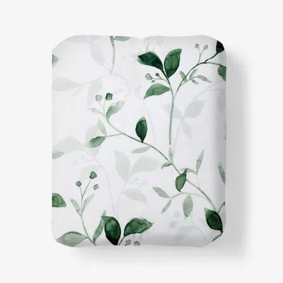 The Company Store Botanic Meadow Premium Smooth Wrinkle-free Sateen Fitted Bed Sheet In Multi