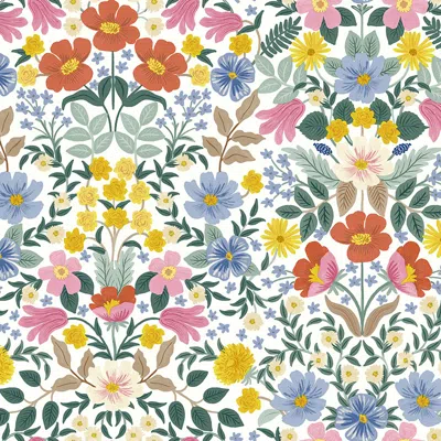 The Company Store Bramble Garden Removable Wallpaper In Brown