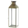 The Company Store Brass Lantern In Yellow