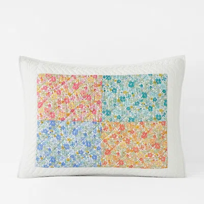 The Company Store Brenna Patchwork Quilted Sham In Multi