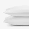 The Company Store Brushed Cotton Pillowcase Set In White