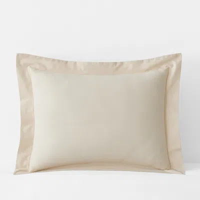 The Company Store Brushed Cotton Sham In Brown