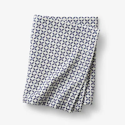 The Company Store Butta Gauze Throw Blanket In Blue