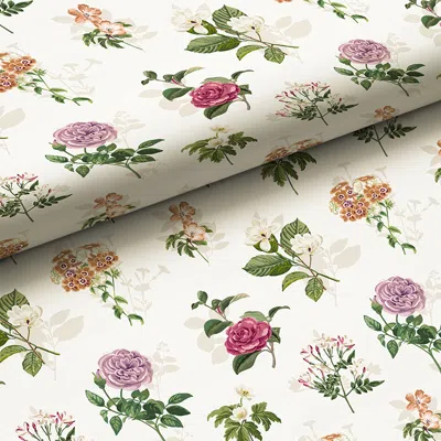 The Company Store Cameilla Floral Wallpaper In Ivory