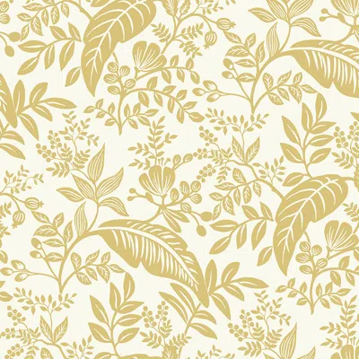 The Company Store Canopy Traditional Wallpaper In Yellow