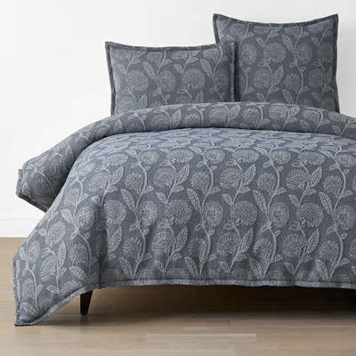 The Company Store Celia Duvet Cover In Bloom Blue