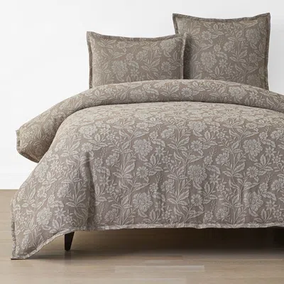 The Company Store Celia Duvet Cover In Brown
