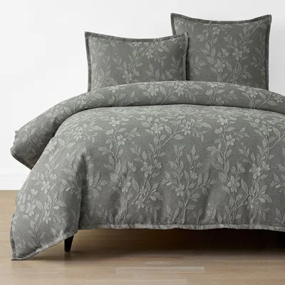 The Company Store Celia Duvet Cover In Floral Green