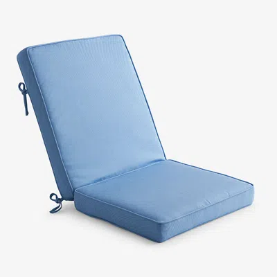The Company Store Chair & Seatback Cushion In Air Blue