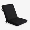 The Company Store Chair & Seatback Cushion In Black