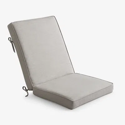 The Company Store Chair & Seatback Cushion In Gray