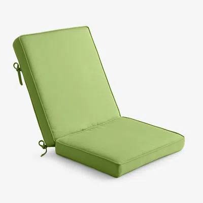 The Company Store Chair & Seatback Cushion In Green