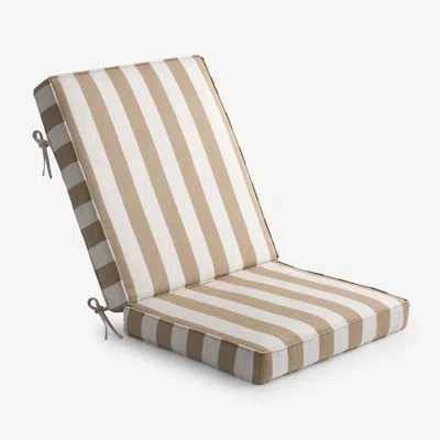 The Company Store Chair & Seatback Cushion In Sand