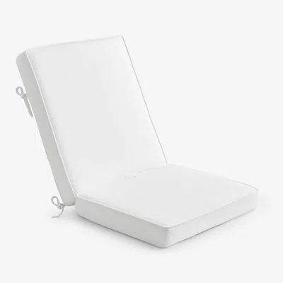 The Company Store Chair & Seatback Cushion In White