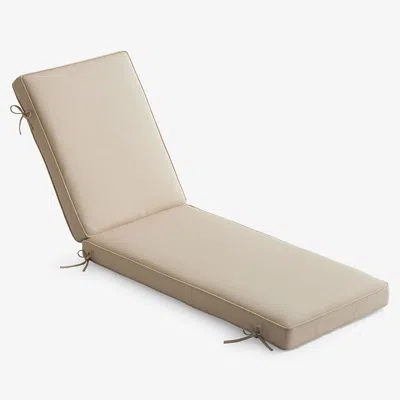 The Company Store Chaise Lounge Cushion In Antique Beige