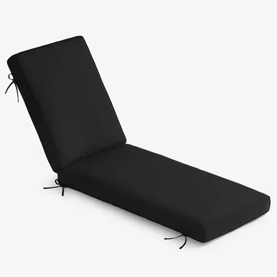 The Company Store Chaise Lounge Cushion In Black