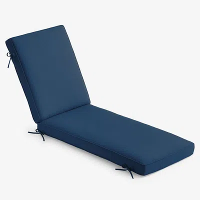 The Company Store Chaise Lounge Cushion In Blue