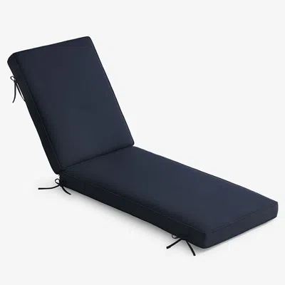 The Company Store Chaise Lounge Cushion In Blue
