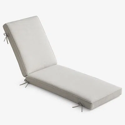 The Company Store Chaise Lounge Cushion In Gray