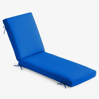 The Company Store Chaise Lounge Cushion In Pacific Blue