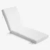 The Company Store Chaise Lounge Cushion In White