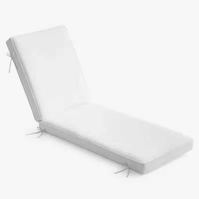 The Company Store Chaise Lounge Cushion In White