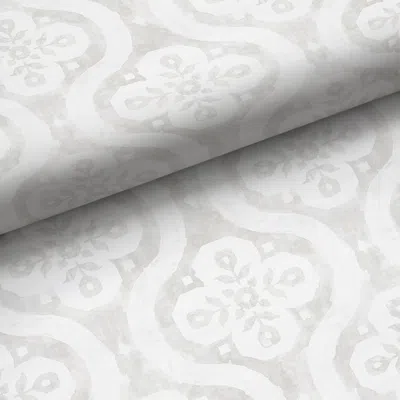 The Company Store Chateau Wallpaper In Light Gray