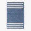 The Company Store Chenille Border Stripe Handwoven Reversible Rug