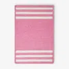 The Company Store Chenille Border Stripe Handwoven Reversible Rug