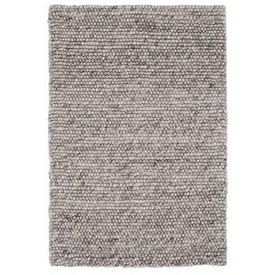 The Company Store Chunky Handwoven Wool Rug In Gray