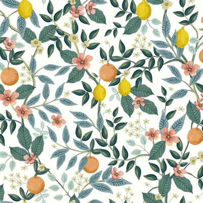The Company Store Citrus Grove Removable Wallpaper In Multi