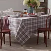 The Company Store Clara Plaid Yarn-dyed Tablecloth In Multi