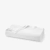 The Company Store Classic All Season Breathable Cotton Knit Throw Blanket In White