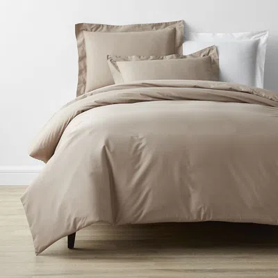 The Company Store Classic Cool Cotton Percale Bed Duvet Cover In Beige