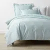The Company Store Classic Cool Cotton Percale Bed Duvet Cover In Pale Blue