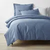 The Company Store Classic Cool Cotton Percale Bed Duvet Cover In Slate Blue