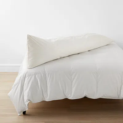 The Company Store Classic Cool Cotton Percale Body Pillow Cover In Ivory