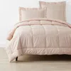 The Company Store Classic Cool Cotton Percale Comforter In Pink