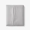 The Company Store Classic Cool Cotton Percale Deep Pocket Fitted Bed Sheet In Gray Smoke
