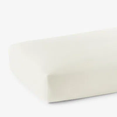The Company Store Classic Cool Cotton Percale Deep Pocket Fitted Bed Sheet In White